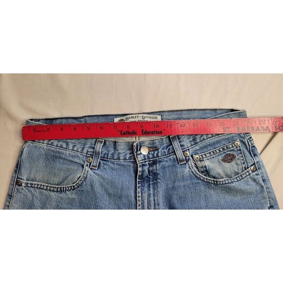 Harley-Davidson Light Blue Straight Men Jeans - Picture 7 of 15